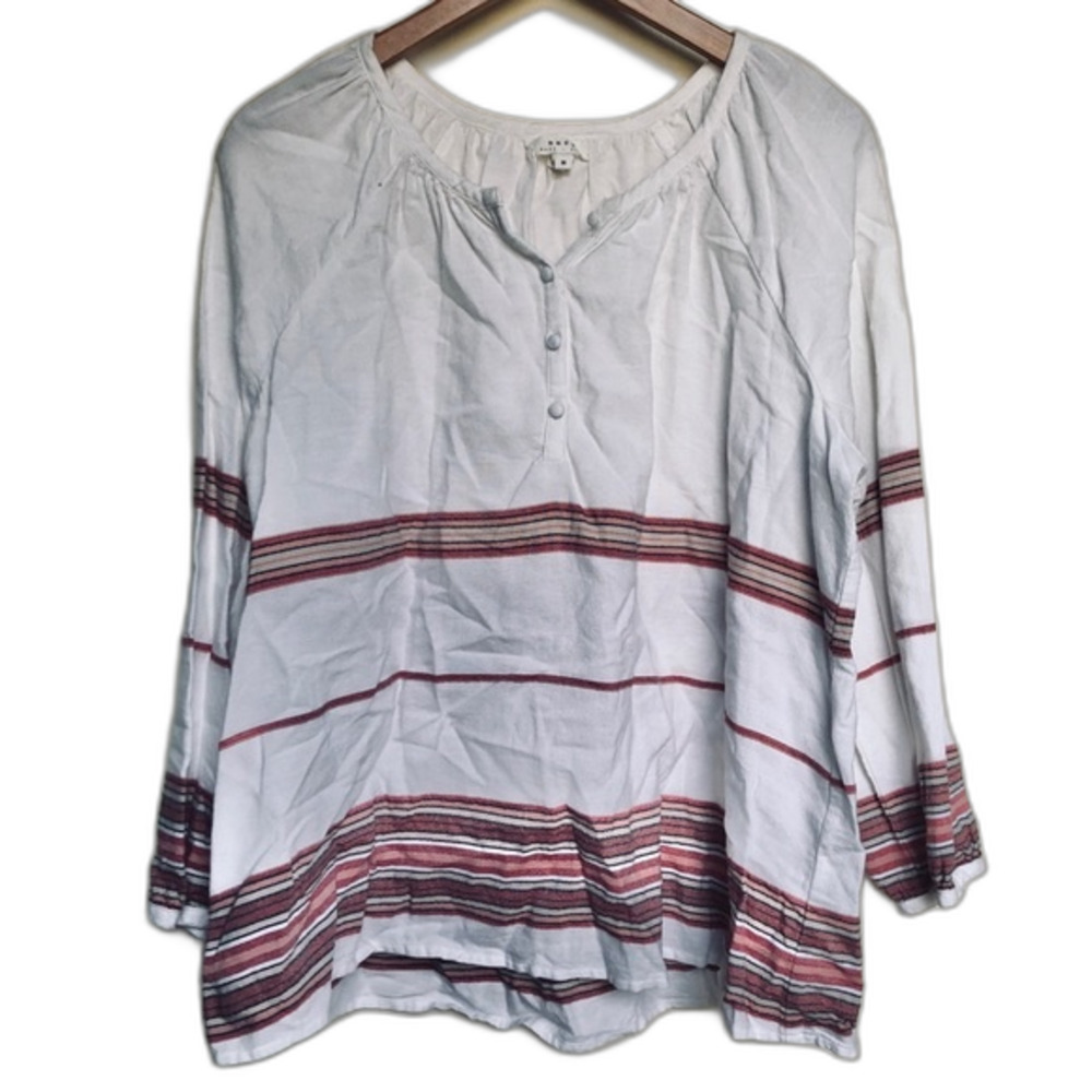 Soft Joie Peasant Boho Blouse Size Medium Cottagecore Coastal Chic